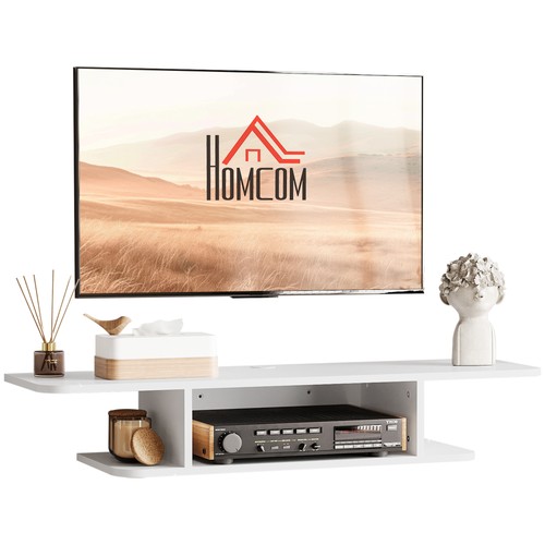 Homcom wall mounted - wall, tv