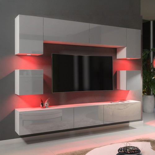 Wall unit high gloss - –,