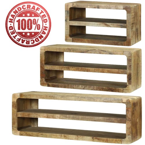 Rustic floating cabinet - rustic,