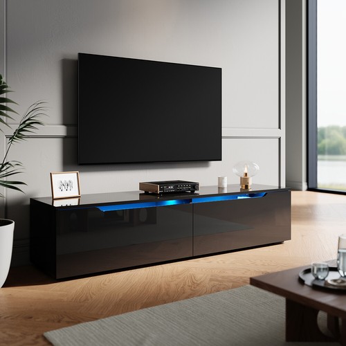 High gloss black floating - gloss,