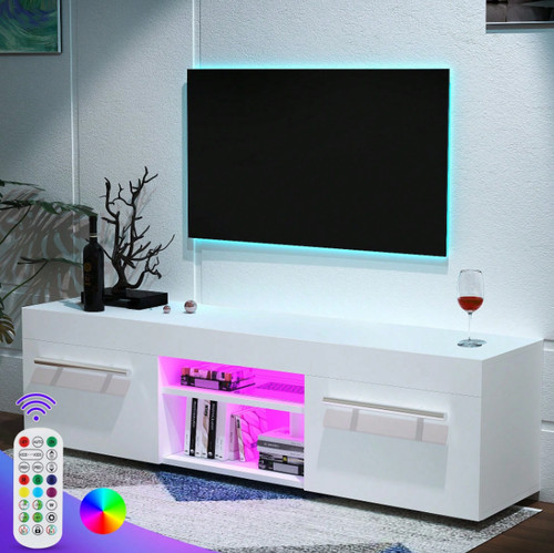Modern floating unit - modern, led